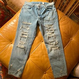 AMERICAN EAGLE SZ 8 BOYFRIEND JEANS